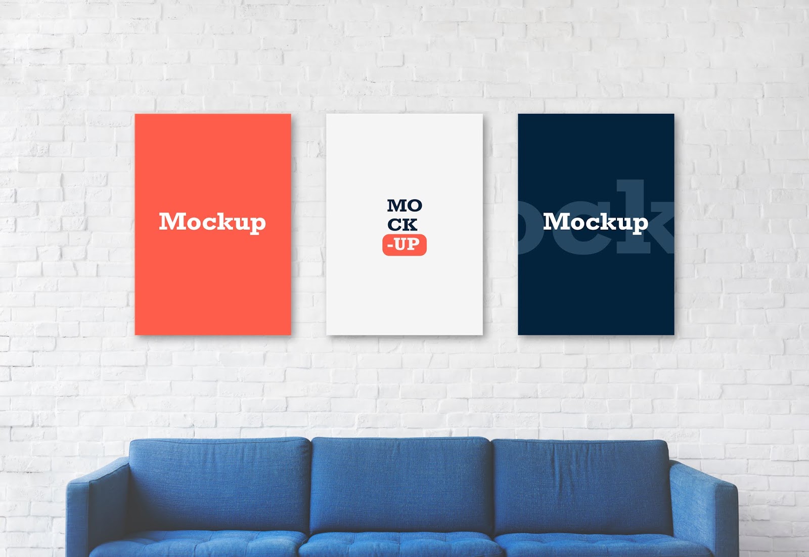 Including multiple different angles and views with clean empty space to add your own . Living Room Poster Print Mock Up Free Download Psd File