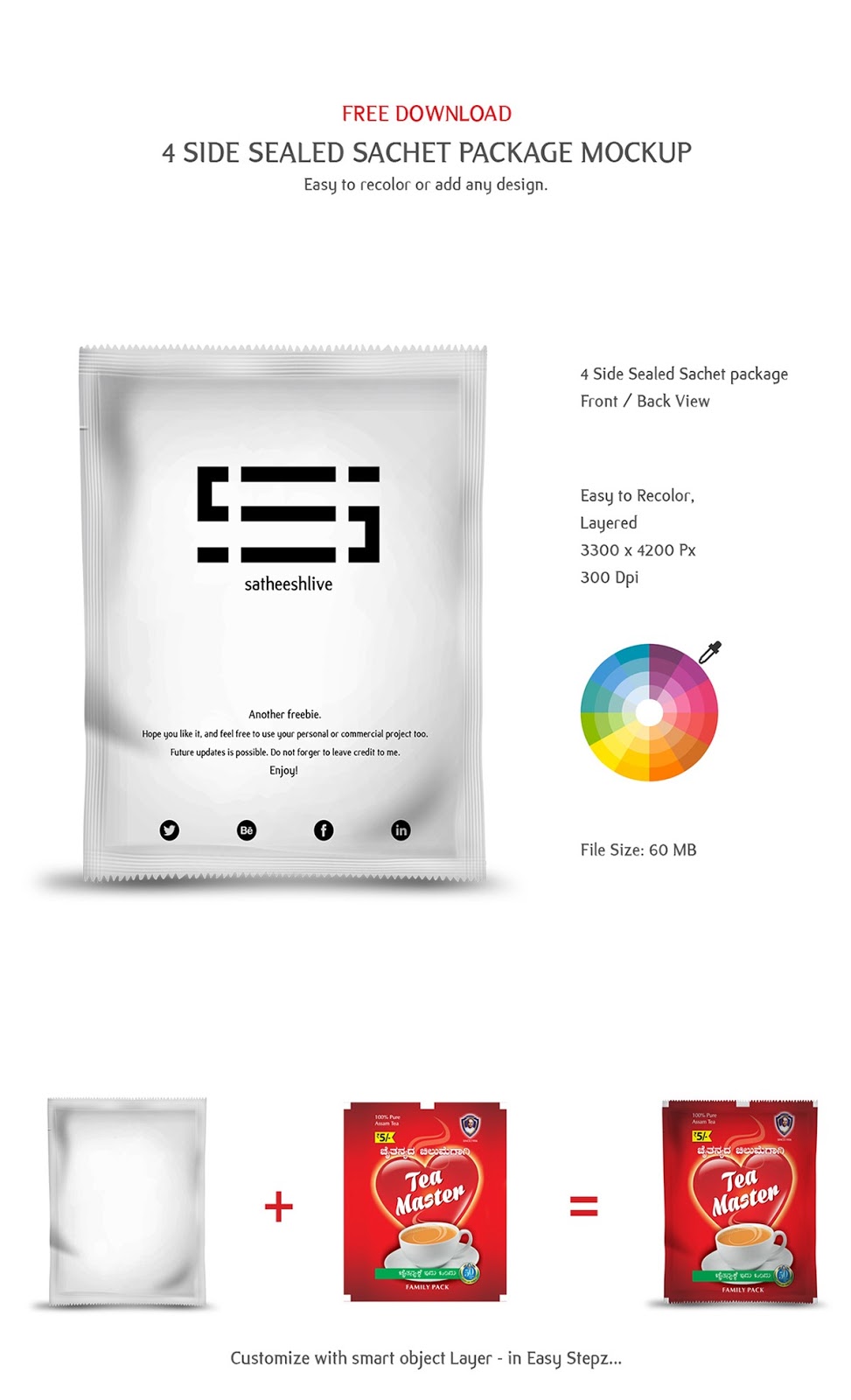 Use this photo realistic high resolution free foil sachet packaging mockup psd for showing . 200 Best Sachet Mockup Templates Free Premium