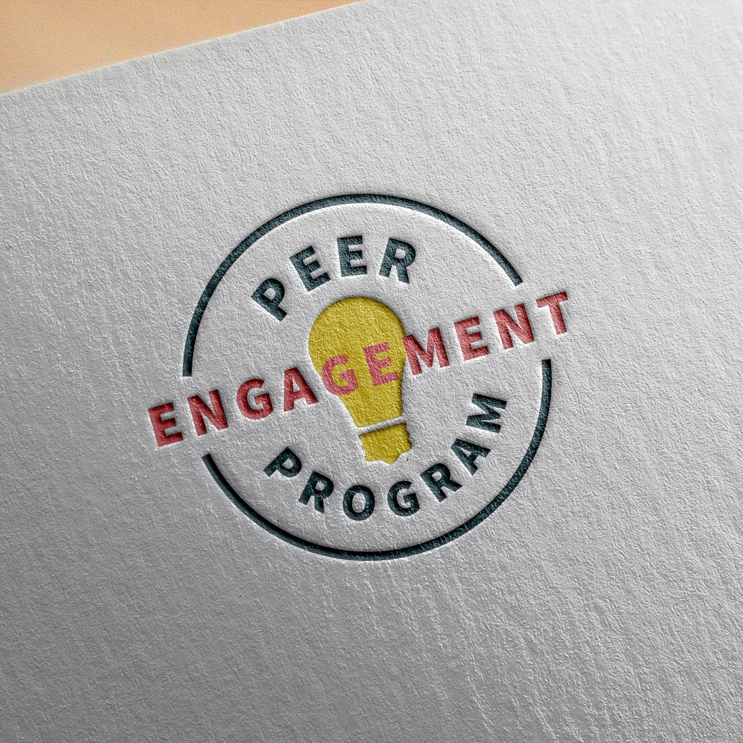 Logo mockup paper edition is designed to help you display your projects in a photorealistic way. Peer Engagement Program Karen Li