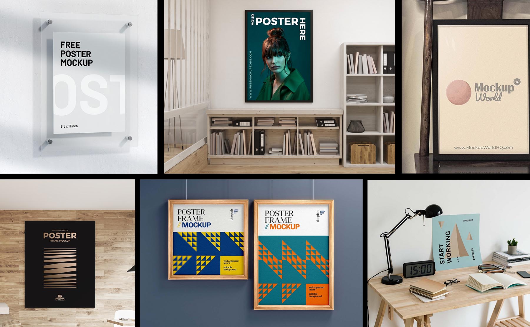 Awesome iphone mockups for your next investor meeting to designing… Free Download 25 Poster Mockups Design