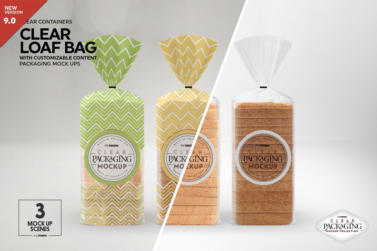 You can change the design of the front and side of . 120 Best Bread Packaging Mockup Templates Free Premium