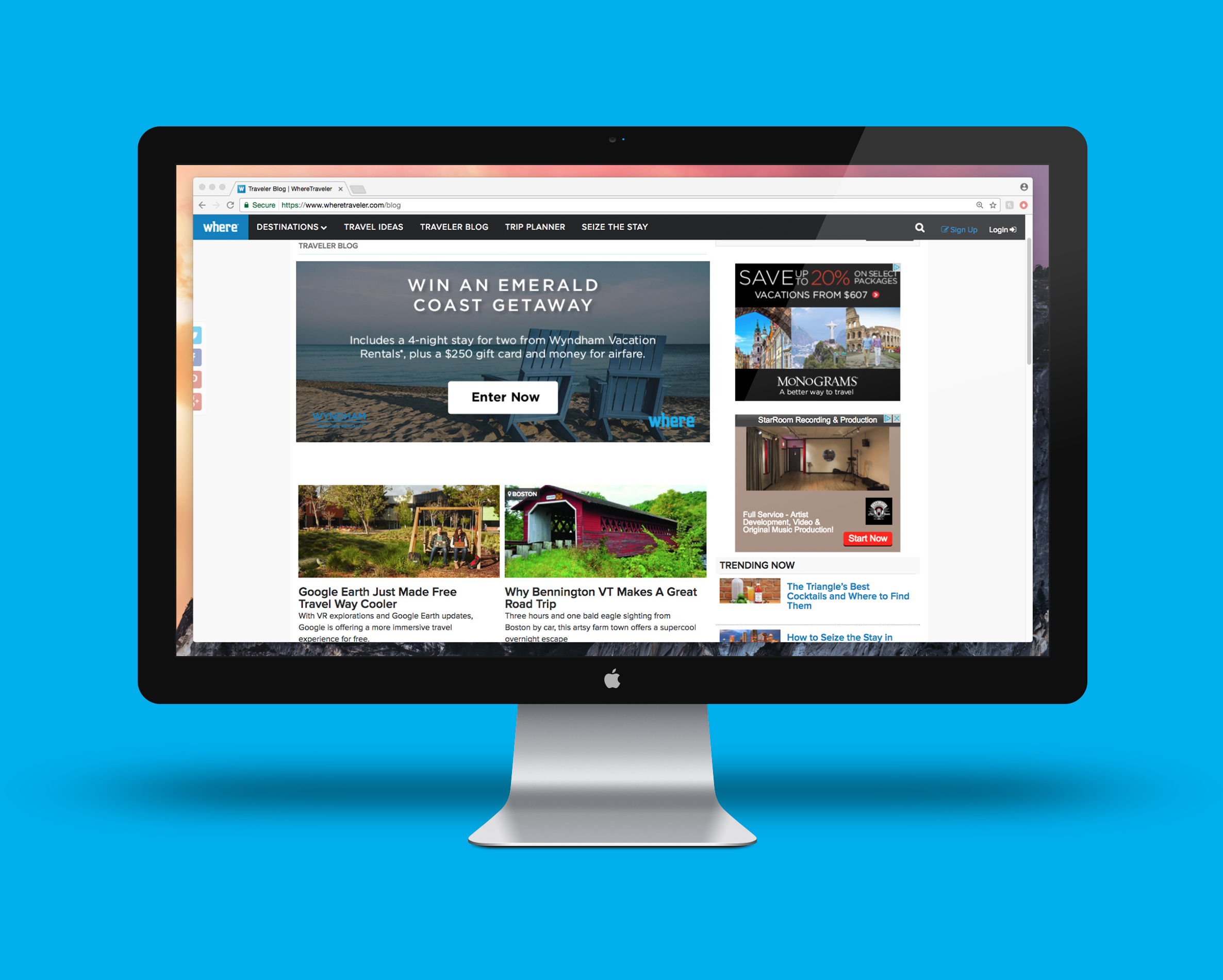 Banner advertising brings the optimum visibility that no other mode of advertising can offer in online promotional planning. Wyndam Ad Campaign Michael Kuhn