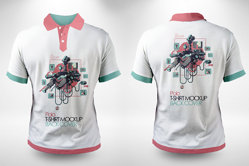 37+ Download Polo T Shirt Back Mockup&nbsp;PSD