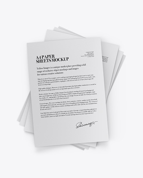44+ Download Paper Mockup Template PSD