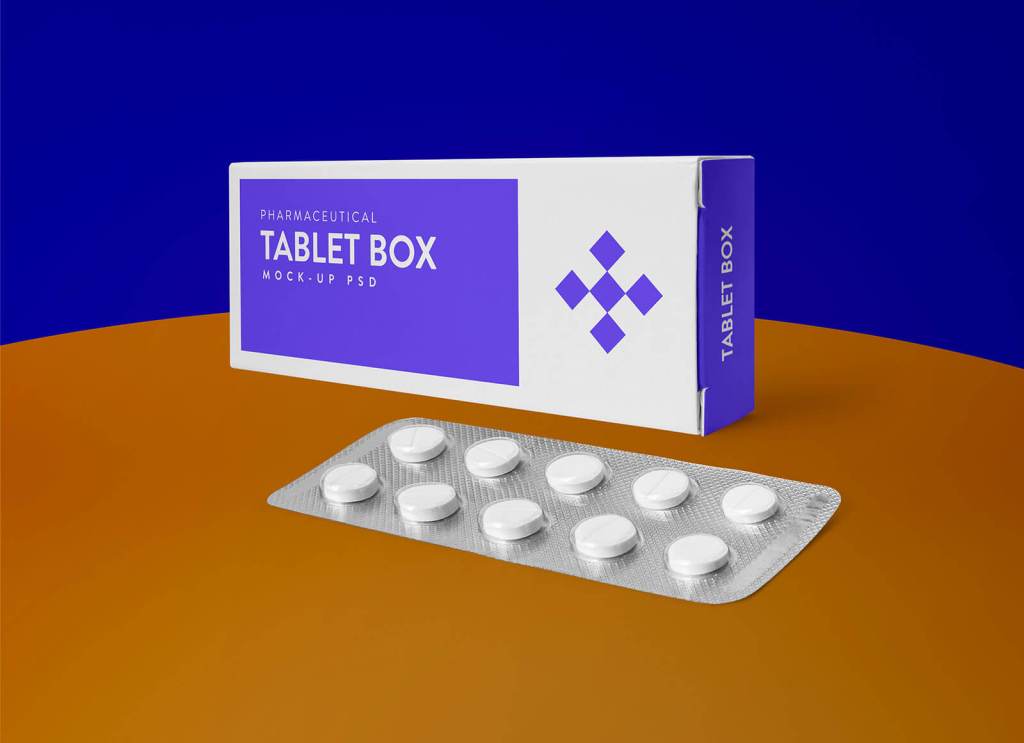 45+ Download Pill Box Mockup Free PSD