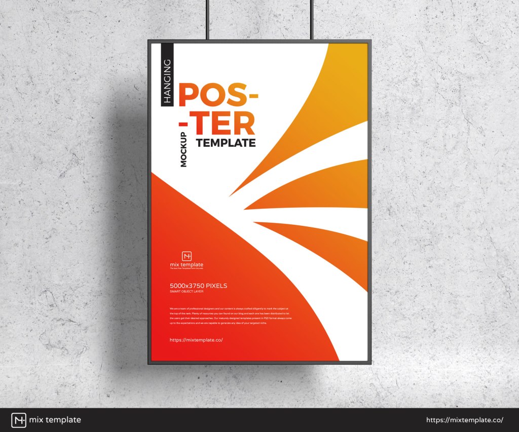 44+ Download Poster Mockup Template Free&nbsp;PSD