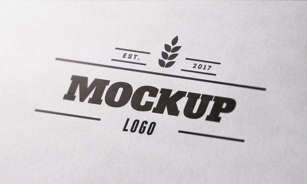 38+ Download White Paper Logo Mockup PSD