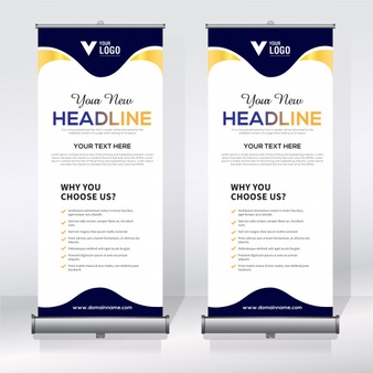 13+ Download Roll Up Banner Mockup Freepik&nbsp;PSD