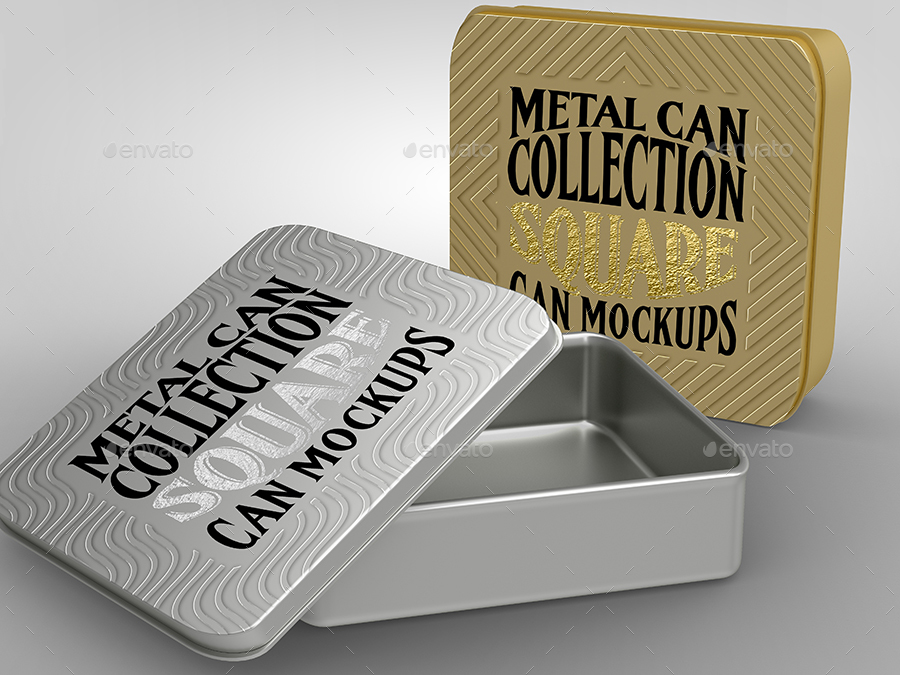 25+ Download Metal Box Mockup Free PSD
