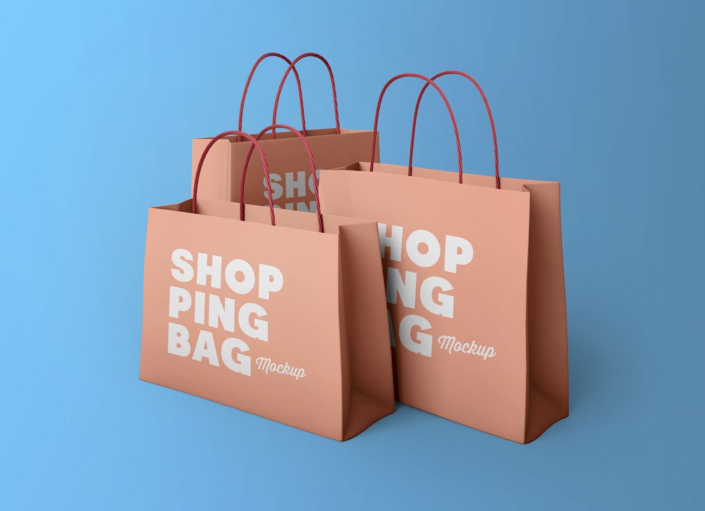 21+ Download Paper Shopping Bag Mockup Psd Free&nbsp;PSD